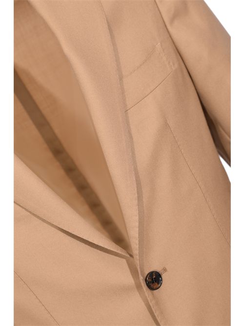 Giacca monopetto in cashmere e seta Cammello SARTORIO NAPOLI | SG1200S0744405000